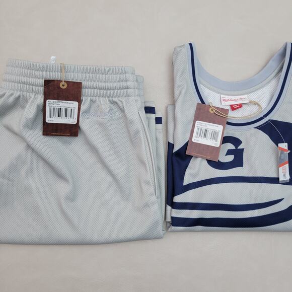 Mitchell & Ness NCAA Georgetown Hoyas Big Face Athletic Jersey And Short Set 2XL - Picture 7 of 10